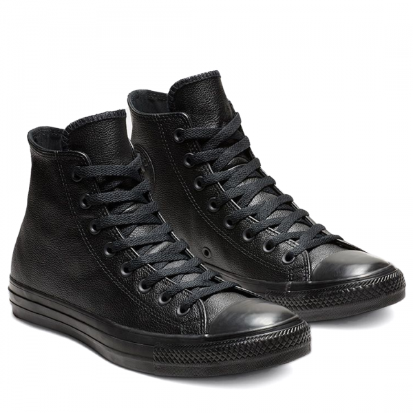 Chuck Taylor All Star Mono Black Leather High 135251C
