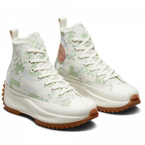 Run Star Hike High White/Green 172715C