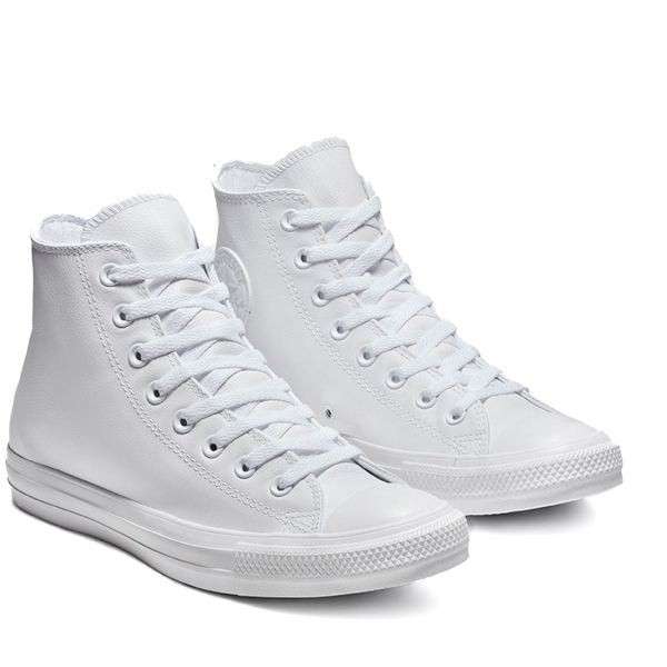 Chuck Taylor All Star Monowhite Leather High 1T406